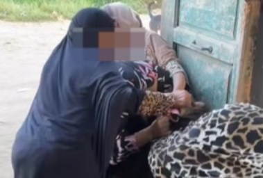 مجموعة من السيدات يعتدين على البلوجر زوبة