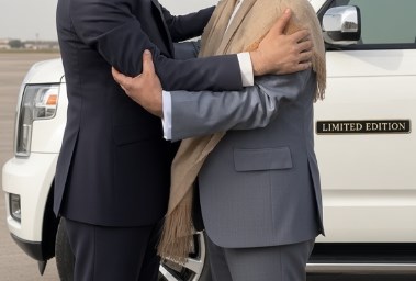 وزير الاتصالات العراقي مصطفى سند وقيادي حوثي
