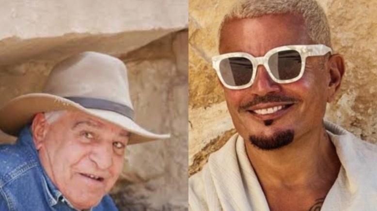 عمرو دياب وزاهي حواس