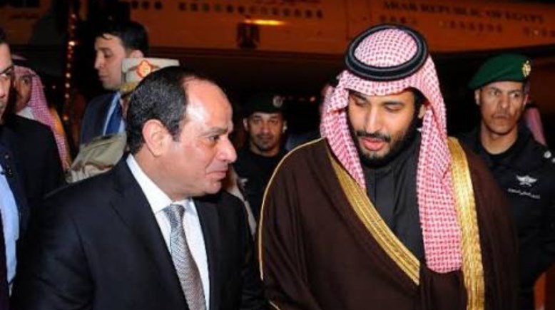 الرئيس السيسي وولي العهد السعودي في لقاء سابق