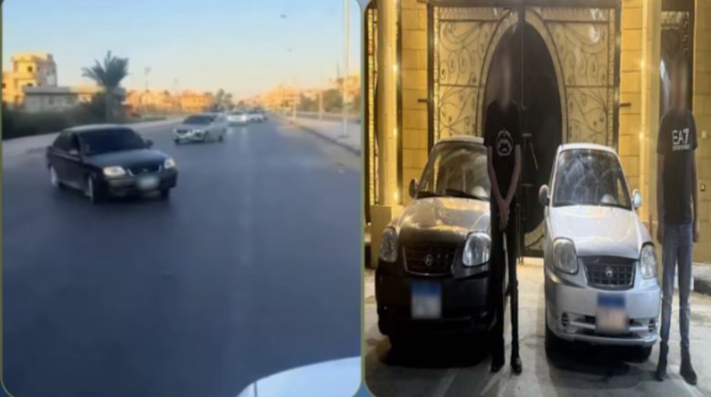 المتهمان وجانب من الواقعة 