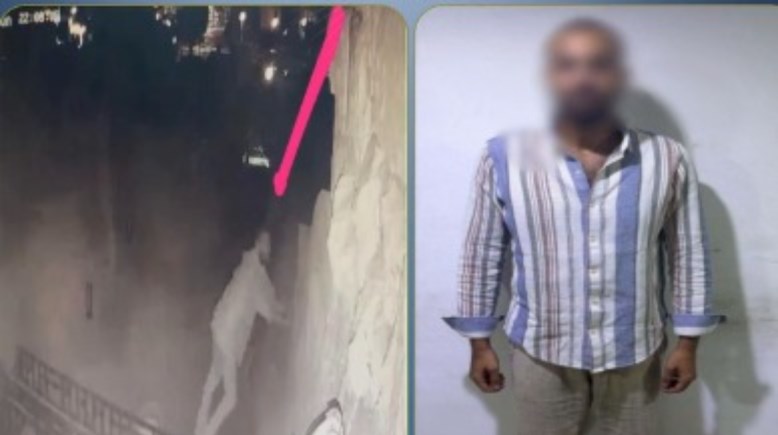 المتهم وجانب من الواقعة 