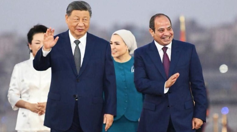 الرئيس السيسي ونظيره الصيني 