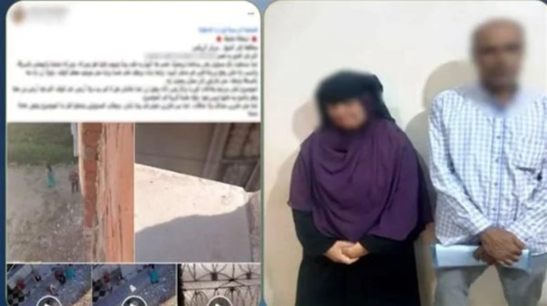 المتهمين وجانب من الواقعة 