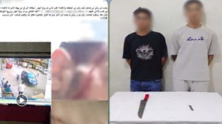 المتهمين وجانب من الواقعة 