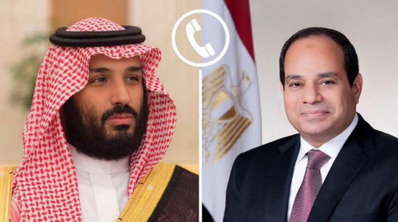 الرئيس عبدالفتاح السيسي والأمير محمد بن سلمان