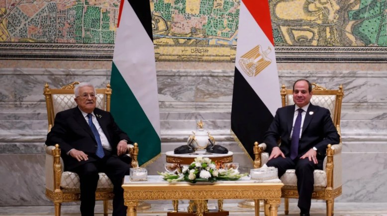 الرئيس عبدالفتاح السيسي والرئيس محمود عباس