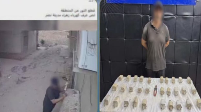 المتهم وجانب من الواقعة 