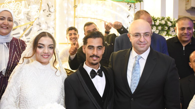 صورة من حفل الزفاف 