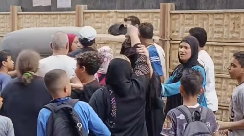 لقطة من الفيديو المتداول 