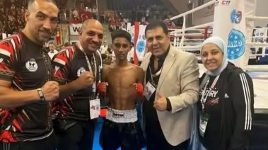 محمد عبدالفتاح لاعب الكيك بوكسنج