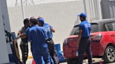 جانب من المشاجرة 