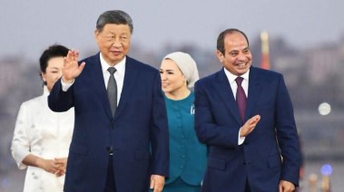 الرئيس السيسي ونظيره الصيني