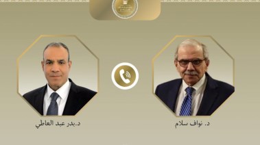وزير الخارجية ونظيره اللبناني
