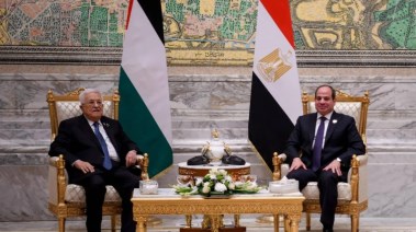 الرئيس السيسي ونظيره الفلسطيني