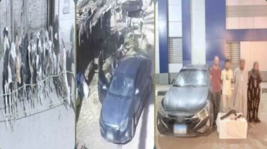 المتهمون وجانب من الواقعة