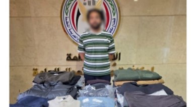 المتهم والمضبوطات 