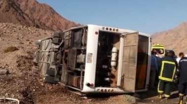 حادث طريق «دهب – نويبع»