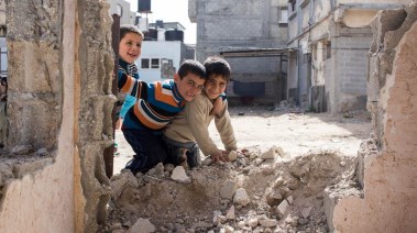 أطفال فلسطينيين