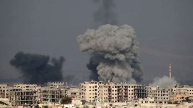 انفجار في الغوطة - أرشيفية