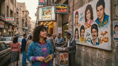 صورة في فترة الثمانينات مولدة بـAI