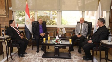 محافظ الأقصر ورئيس الطائفة الإنجيلية 