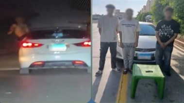المتهمين وجانب من الواقعة 