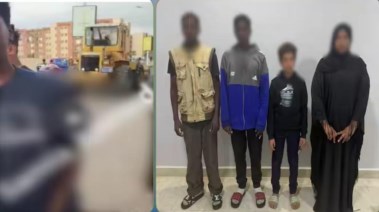 المتهمين وجانب من الواقعة 