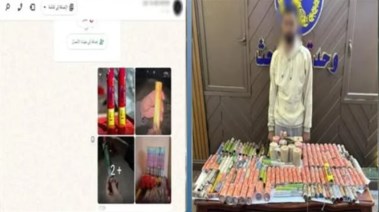 المتهم وجانب من الواقعة 