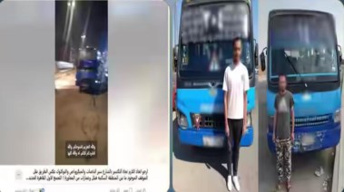 المتهمين وجانب من الواقعة 