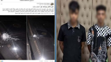 المتهمين وجانب من الواقعة 