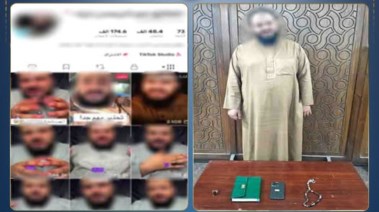 المتهم وجانب من الواقعة 