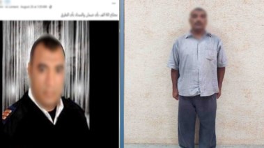 المتهم وجانب من الواقعة 
