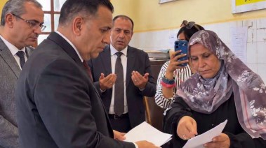 صالحة أبو الفضل ومحافظ القليوبية