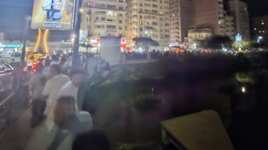 زحام على كوبري ميارك 