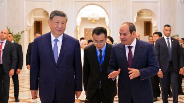  الرئيس عبد الفتاح السيسي والرئيس الصيني شي جين بينج