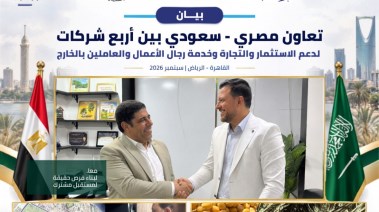 تعاون مصري - سعودي بين أربع شركات