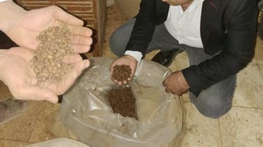  ضبط مخزن غير مرخص لخلط البن