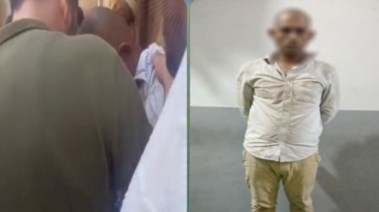 المتهم وجانب من الواقعة 