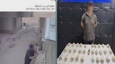 المتهم وجانب من الواقعة 