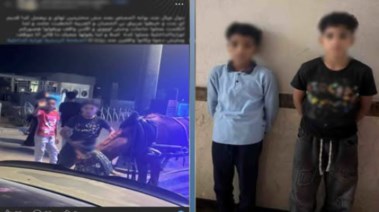 المتهمين وجانب من الواقعة 