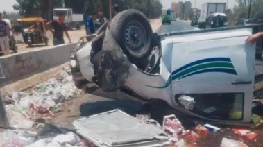 لقطة من موقع الحادث 