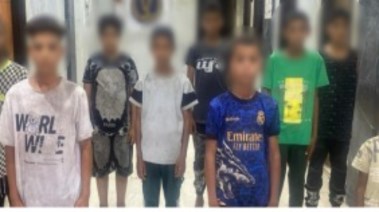 الأطفال المستغلين في أعمال التسول