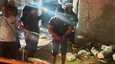 لقطة من الحريق 