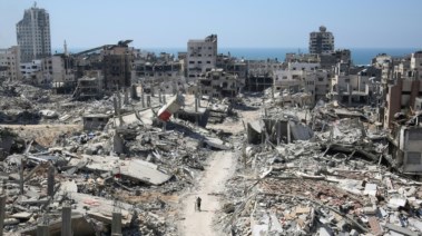 الدمار في غزة بسبب الحرب الإسرائيلية