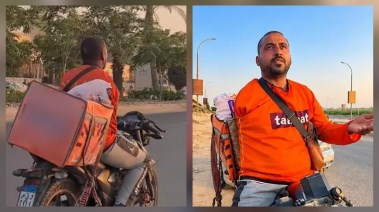 عامل الدليفري فرحات ربيع
