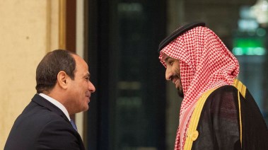 الرئيس السيسي وولي العهد الأمير محمد بن سلمان