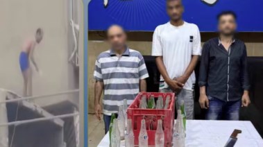 المتهمون وجانب من الواقعة