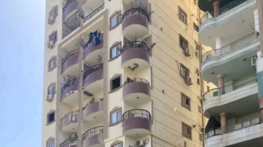 العمارة التي شهدت الحادث