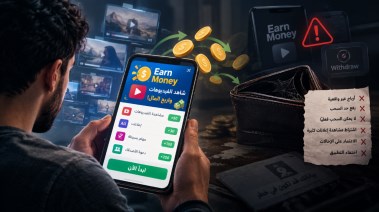 تطبيقات شاهد واربح - صورة مولدة بالذكاء الاصطناعي